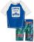 Tommy Bahama Boys' Rashguard and Trunks Swimsuit Set