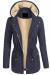 Ollie Arnes Women's Faux Fur Hooded Anorak Jacket, Quilted or Fur Lined Sherpa Down Parka - Regular and Plus Sizes