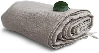 100% Linen Bath Sheet 40x80 - Waffle Weave Linen Bath Towel Oversized - Lightweight Absorbent Thin Bath Sheets Towels for Adults - Quick-Drying XL Travel Towel - Linen Bath Towel Extra Large