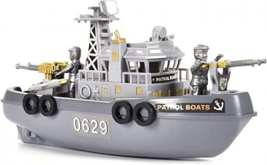 Pool Warship Toy Boat Bath Toys - Children’s Toy Boat，Warship Aircraft Carrier Toy in Bath tub, Gift for Kids Pool Toys