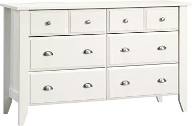 Sauder Shoal Creek Dresser, Soft White finish