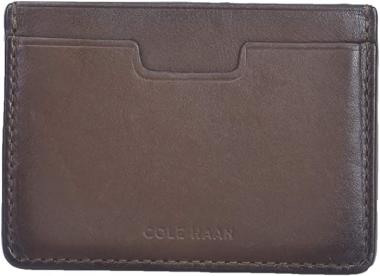 Cole Haan Men's Warner Molded Card CASE, Bison Brown, 1 Size