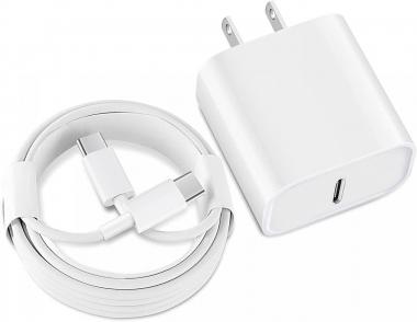 iPad Pro Charger, Apple Tablet Charger Type C USB C Fast Charger PD Wall Charger Plug Block & 6FT USB C to C Charging Cable Compatible with iPad Pro 12.9 2021/20/18, iPad Pro 11 Gen 3/2/1,iPad Air 4th