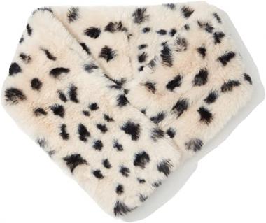 Ann Taylor LOFT Women's Faux Fur Pull-Through Stole Scarf