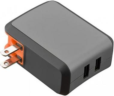 Ventev wallport r2240 Wall Charger, 2 Ports, 2.4A per Port