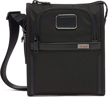 TUMI - Alpha 3 Small Pocket Crossbody Bag - Satchel for Men and Women - Black