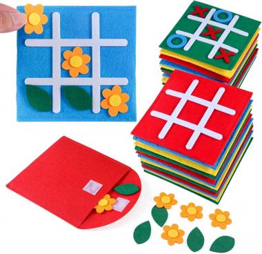 20 Pack Tic Tac Toe Board Game Party Favors for Kids 4-8, Birthday Goodie Bags Stuffers, Classic Bulk Gifts for Kids, Classroom Prizes for Students Boys Girls, Easy to Store