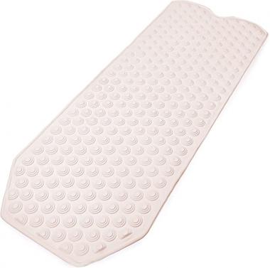 No Suction Cup Bathmat, Bath mat for refinished Bathtub, Safe for All Ages, 41x15 Inch Bath Mat, Machine Washable, Rectangular Design, Made in Italy