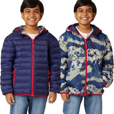 Eddie Bauer Reversible Jacket for Boys and Girls - Down, Waterproof, Hooded