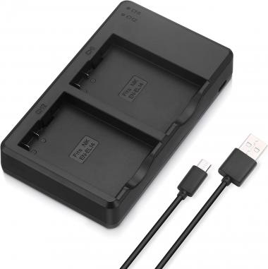 EN-EL14 EN EL14A Battery Charger Compatible with Nikon D3100 D3200 D3300 D3400 D3500 D5100 D5200 D5300 D5500 D5600 DF Coolpix P7000 P7100 P7700 P7800