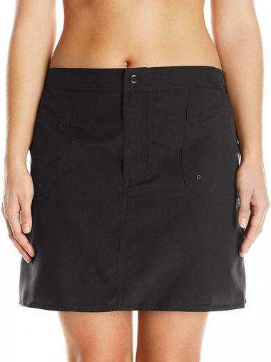 Maxine Of Hollywood Women's Plus-Size 5" Woven Swim Boardshorts