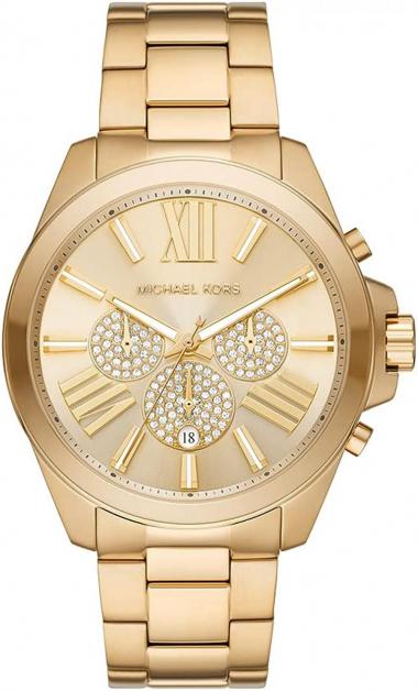 Michael Kors Men's Wren Chronograph Gold-Tone Stainless Steel Watch (Model:MK8928)