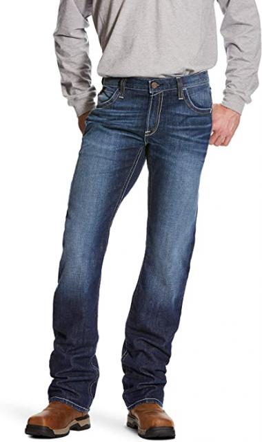 Ariat FR M5 Slim DuraStretch Stackable Straight Leg Jean - Men’s Denim