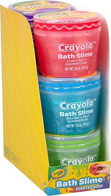 Crayola Bath Slime Scented Soap 4 Colors and Scents (6 Pack)