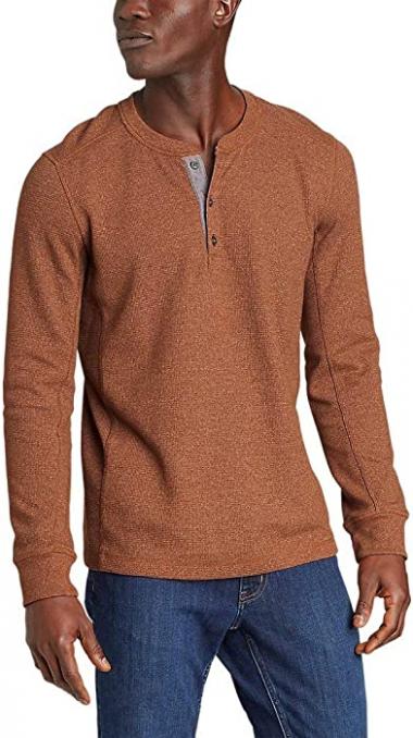 Eddie Bauer Men's Eddie's Favorite Ultrasoft Thermal Henley