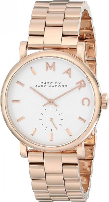 Marc by Marc Jacobs Women's MBM3244 Baker Rose-Tone Stainless Steel Watch with Link Bracelet