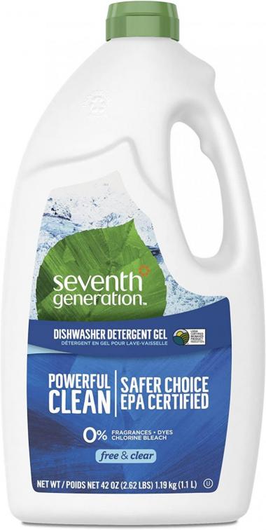 Seventh Generation Free and Clear Dishwasher Detergent Gel 42 Fluid ounce