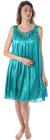 Venice Womens' Silky Looking Embroidered Nightgown 06N