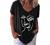 Womens Tops Dressy Casual Short Sleeve V Neck T Shirts Loose Funny Graphic Tees Tunic Cute Tops Summer T-Shirt Blouses