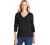 Chico's Women’s Three-Quarter Sleeve Stretch Knit V-Neckline Classic Solid Color Top