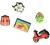 Crocs Jibbitz 5-Pack Travel Shoe Charms | Jibbitz for Crocs