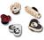 Crocs Jibbitz 5-Pack Gold Shoe Charms | Jibbitz for Crocs