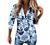 Womens 2022 Fashion Spring Tops Floral Printed Short Sleeve Button Down Shirts Casual V-Neck Pockets Blouses Tunic Top