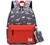 Mairle Little Kids Backpack Preschool Kindergarten School Bag for Boys and Girls with Chest Strap, Forest Animals Print,Green/White