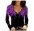 Women's Long Sleeve Shirts Sexy V-Neck Lace Trim Tunic Tops Cold Shouler Floral Printed T Shirts Dressy Casual Blouses