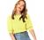 SheIn Women's Puff Sleeve Casual Solid Top Pullover Keyhole Back Blouse