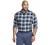 Van Heusen Men's Big and Tall Flex Long Sleeve Button Down Stretch Plaid Shirt