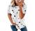 Biucly Womens Short Sleeve Crewneck Shirts Loose Casual Tee T-Shirt