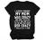 Women's Vintage Rock Music T-Shirt Graphic Tees Tops Tshirt Funny Letter Print Short Sleeve Band Shirt Casual T-Shirts