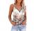 Womens Fashion 2022 Summer Tops Dressy Plunge V Neck Zip Up Spaghetti Strap Tank Top Sleeveless Camisole Shirts Blouse