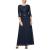 Alex Evenings Women's Plus Size Tea-Length Lace Mock Dress