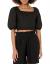 The Drop Women's Evelyn Cropped Square Neck Bubble Top