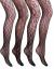 VERO MONTE Women Patterned Fishnets Tights Small Hole Thigh High Sexy Stockings