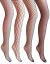 VERO MONTE Women Patterned Fishnets Tights Small Hole Thigh High Sexy Stockings