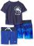 Tommy Bahama Boys' Rashguard and Trunks Swimsuit Set