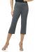 Rekucci Women's Ease into Comfort Capri with Button Detail