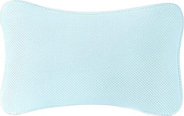 Bath Pillow for Tub, Non Slip, Breathable Soft, Comfortable Head Neck Support, Machine Washable, 2 Suction Cups(Blue)