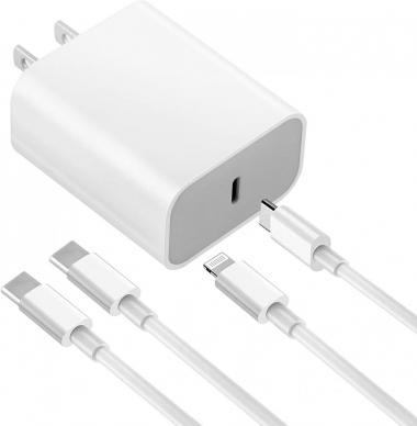 USB C Wall Charger iPhone 14 13 Fast Charger, [Apple MFi Certified] Fast Charging 30W PD Adapter with 6FT Type C & Lightning Cable Compatible with iPhone 14 13 12 Pro Max Mini 11 Xs, MacBook Air