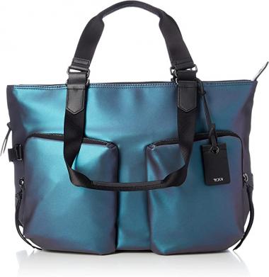 Tumi Amber Tote Iridescent Blue One Size