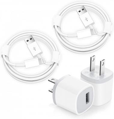 iPhone Charger, [Apple MFi Certified] 6FT 2Pack USB Fast Charger Charging Cube Durable Compact Power Adapter Travel Plug & Lightning Cable Cord Compatible iPhone 12/12 Mini/12 Pro/Pro Max/11/Pro/Xs/XR