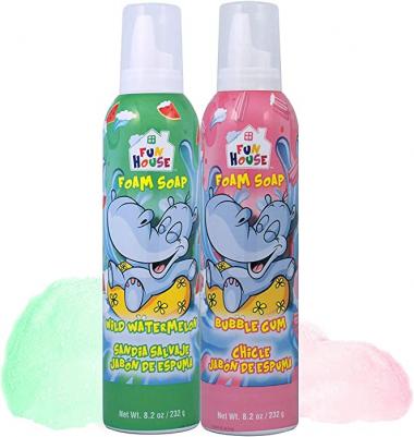 Fun House Kids Foam Soap Wild Watermelon & Bubble Gum,2 Pack