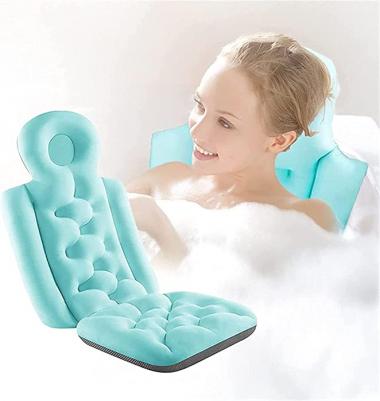 HSBOY Bath Pillow for Bathtub Neck Pillow for Hot Tubs for Home Spas Headrest Bath Pillow (Color: Blue, Pink, Size: Conjoined Style)