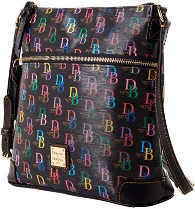 Dooney & Bourke Signature Crossbody Bag Shoulder Purse, Black