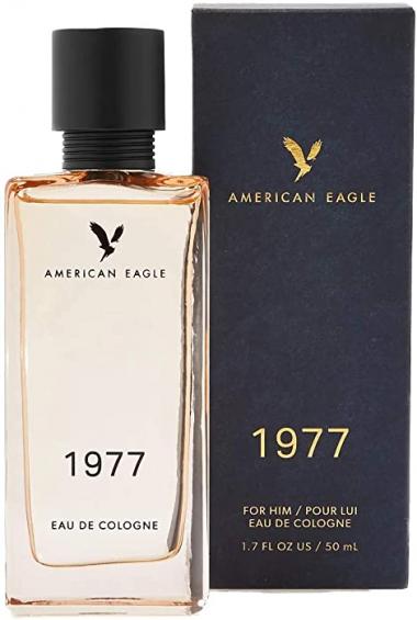 American Eagle Dewy greens, Cedar Leaf, Warm Musk 1.7 fl.oz. 1977 Men's Eau De Cologne