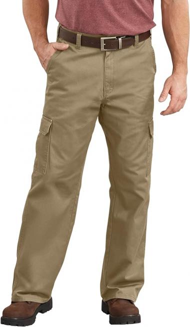 Dickies Mens Loose-fit Cargo Work Pant