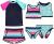 Eddie Bauer Little Girl's 4-Piece Mix & Match Swim Set